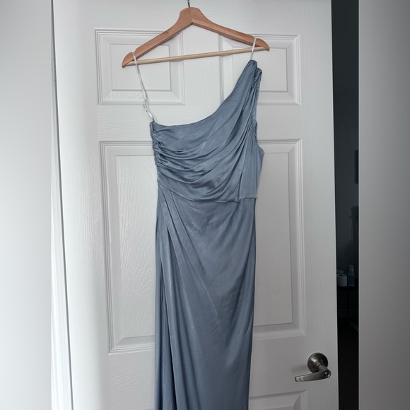 SHONA JOY- La Lune Gathered One Shoulder Maxi Dress - Picture 5 of 6